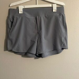 90 Degree By Reflex Gray Athletic Shorts Lightweight Performance